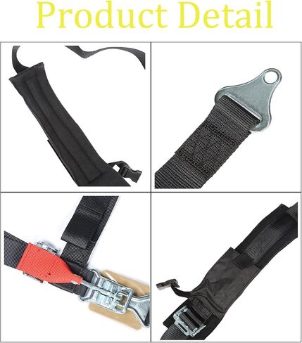 WFLNHB Black 4-Point Harness 2 Straps Replacement for ATV&UTV A114220 in Saudi Arabia