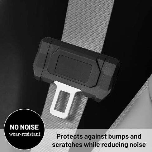 قطعتان من أغطية إبزيم حزام مقعد السيارة، واقي غطاء مشابك حزام الأمان لسلامة السيارة، غطاء حماية متين من جل السيليكا مضاد للخدش عالمي للسيارات والشاحنات والشاحنات in Kuwait