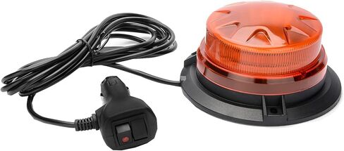 Green Led Emergency Strobe Beacon Lights with Magnetic Mount and 8 Flash Models Warning Safety Flashing Rooftop Signal Lamps for Vehicles Forklift Truck Tractor Golf (24-LED 12V-24V) in Kuwait