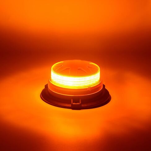 Green Led Emergency Strobe Beacon Lights with Magnetic Mount and 8 Flash Models Warning Safety Flashing Rooftop Signal Lamps for Vehicles Forklift Truck Tractor Golf (24-LED 12V-24V) in Kuwait