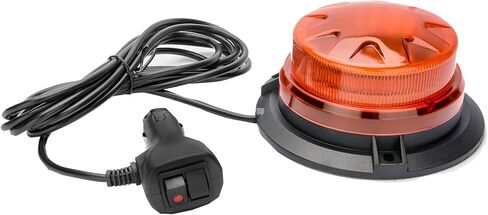 Green Led Emergency Strobe Beacon Lights with Magnetic Mount and 8 Flash Models Warning Safety Flashing Rooftop Signal Lamps for Vehicles Forklift Truck Tractor Golf (24-LED 12V-24V) in Kuwait