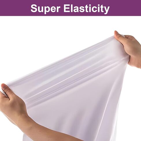 2PCS White Chair Covers Polyester Spandex Chair Cover Stretch Slipcovers Covers for Wedding, Party and Banquet in Saudi Arabia