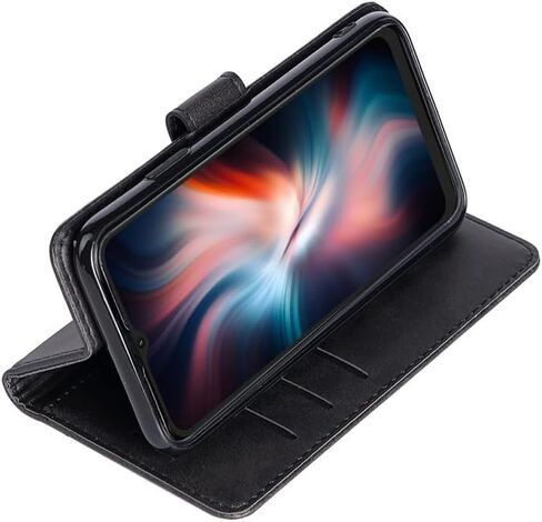 CNPUTAO متوافق مع Umidigi G3 / G3 Max / G3 Plus حافظة محفظة من جلد البولي يوريثان غطاء قلاب مغناطيسي مع ميزة المسند وغطاء واقي لبطاقة الهوية والائتمان، أسود in Kuwait