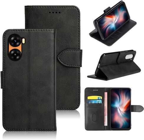 CNPUTAO متوافق مع Umidigi G3 / G3 Max / G3 Plus حافظة محفظة من جلد البولي يوريثان غطاء قلاب مغناطيسي مع ميزة المسند وغطاء واقي لبطاقة الهوية والائتمان، أسود in Kuwait