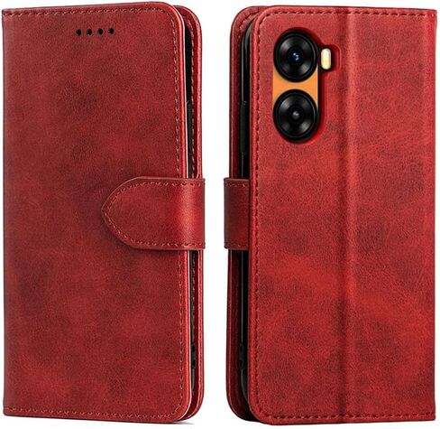 CNPUTAO Compatible with Umidigi G3 / G3 Max / G3 Plus Case PU Leather Wallet Case Magnetic Flip Flap Cover with Kickstand Feature and ID & Credit Card Protector Shell,Black in Saudi Arabia