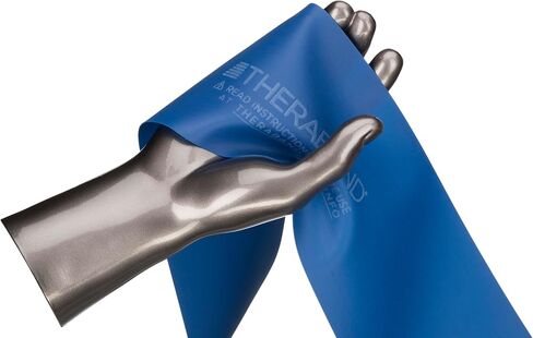 THERABAND Professional Latex Resistance Bands, Individual 6 Ft Elastic Band for Upper & Lower Body Exercise, Physical Therapy, Pilates, Home Workouts, 6 Foot, Blue, Extra Heavy, Intermediate Level 2 in Saudi Arabia