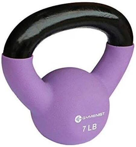 أوزان حديد للياقة البدنية من Gymenist Kettlebell مع طلاء النيوبرين حول النصف السفلي من جرس الغلاية المعدني in Saudi Arabia
