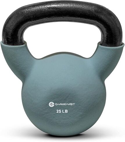 أوزان حديد للياقة البدنية من Gymenist Kettlebell مع طلاء النيوبرين حول النصف السفلي من جرس الغلاية المعدني in Saudi Arabia