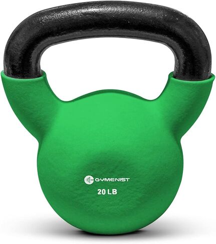 أوزان حديد للياقة البدنية من Gymenist Kettlebell مع طلاء النيوبرين حول النصف السفلي من جرس الغلاية المعدني in Saudi Arabia