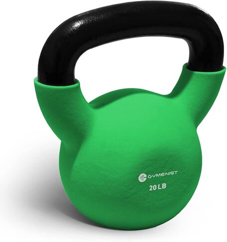 أوزان حديد للياقة البدنية من Gymenist Kettlebell مع طلاء النيوبرين حول النصف السفلي من جرس الغلاية المعدني in Saudi Arabia