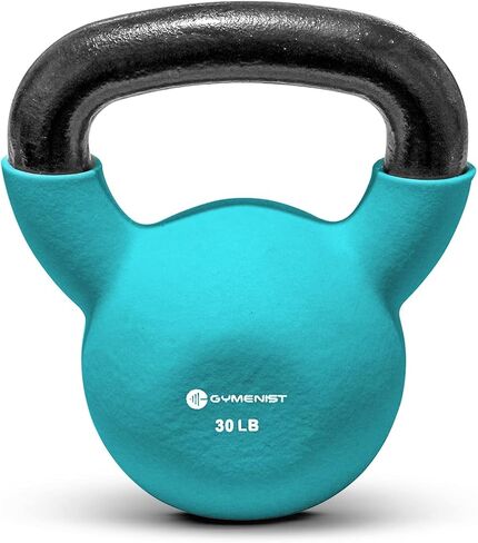 أوزان حديد للياقة البدنية من Gymenist Kettlebell مع طلاء النيوبرين حول النصف السفلي من جرس الغلاية المعدني in Saudi Arabia
