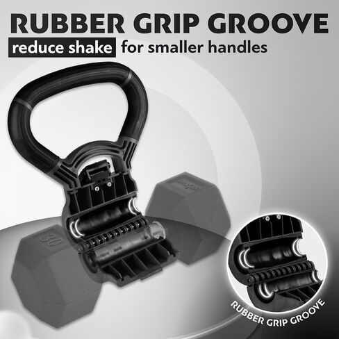 Yes4All Kettlebells Grip, Dumbbell Grip Handle, Convert Dumbbells into Kettlebell for Home Gym, Kettlebell for Weights Plate in Saudi Arabia