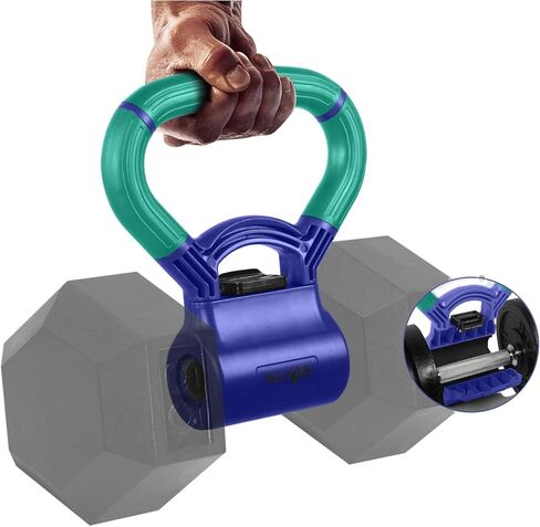 Yes4All Kettlebells Grip, Dumbbell Grip Handle, Convert Dumbbells into Kettlebell for Home Gym, Kettlebell for Weights Plate in Saudi Arabia