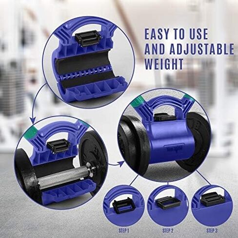 Yes4All Kettlebells Grip, Dumbbell Grip Handle, Convert Dumbbells into Kettlebell for Home Gym, Kettlebell for Weights Plate in Saudi Arabia