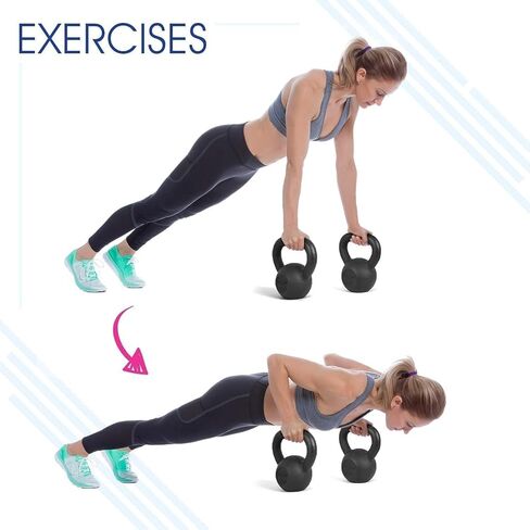 Yes4All Kettlebell Weight Sets Adjustable Kettlebell Strength Training Kettlebells Strength Training Full Body Workout in Saudi Arabia