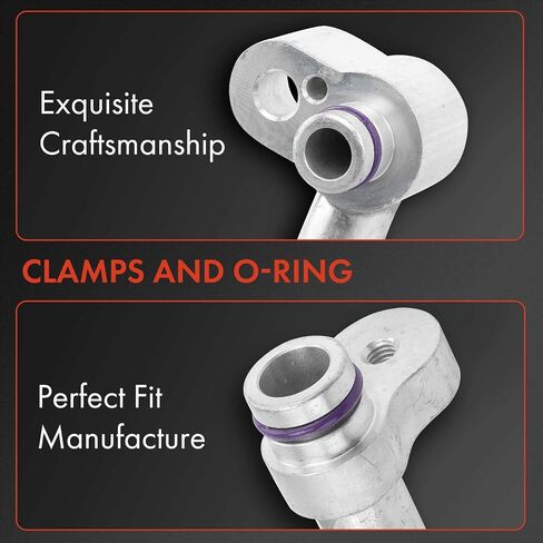A-Premium A/C Discharge Line Hose Assembly Compatible with Audi Q3 2015-2018 2.0L, Q3 Quattro 2015-2018 2.0L, Compressor to Condenser in Saudi Arabia