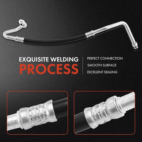 A-Premium A/C Discharge Line Hose Assembly Compatible with Audi Q3 2015-2018 2.0L, Q3 Quattro 2015-2018 2.0L, Compressor to Condenser in Saudi Arabia