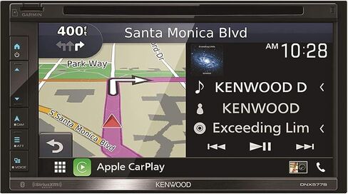 Kenwood DNX577S 6.75 Inch Navigation DVD Receiver with Apple CarPlay (Certified Refurbished) in Saudi Arabia