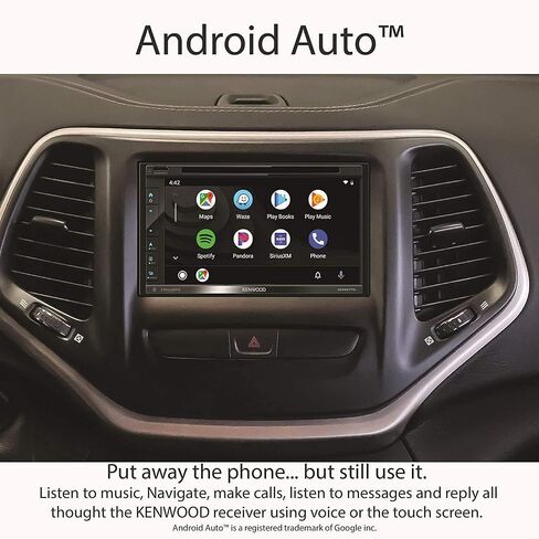Kenwood DNX577S 6.75 Inch Navigation DVD Receiver with Apple CarPlay (Certified Refurbished) in Saudi Arabia