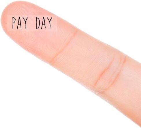 Pay Day Monthly Planner Stickers, 120 Clear Reminder Labels Calendar Scrapbooking Crafting Stickers in Saudi Arabia
