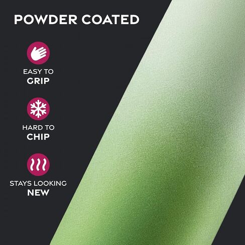 زجاجات مياه معزولة ثلاثية الجدران من FineDine مع شفاطة - زجاجة معدنية من الفولاذ المقاوم للصدأ سعة 25 أونصة مع 3 أغطية مانعة للتسرب - للسفر والمدرسة والرياضة وصالة الألعاب الرياضية والرجال والنساء والأطفال - أسود داكن in Kuwait