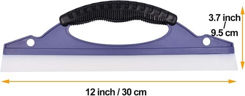 شفرة مياه من السيليكون لغسل النوافذ من AHCHAY مع قبضة مريحة، للحمام أو تجفيف السيارات، عبوة من قطعتين in Kuwait