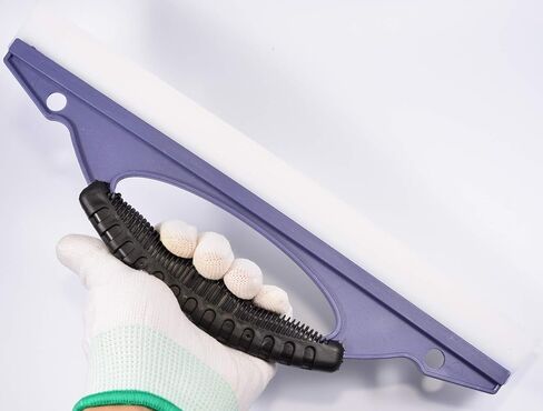 شفرة مياه من السيليكون لغسل النوافذ من AHCHAY مع قبضة مريحة، للحمام أو تجفيف السيارات، عبوة من قطعتين in Kuwait