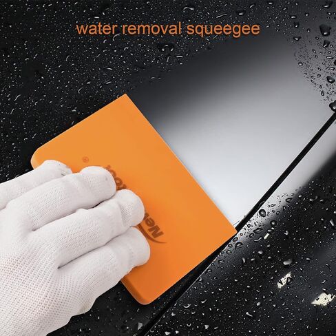 NEWISHTOOL Soft Silicone Squeegee, Small Squeegee for Vinyl, 5 PCS PPF Squeegee Window Tint Squeegee V-Blade Scraper for Window Film Application, Car Paint Protective Film Installation & Water Removal in Saudi Arabia