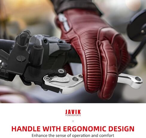 JAVIK دراجة عالمية محدثة 7/8 بوصة 22 مم مجموعة رافعة قابض أسطوانة الفرامل الرئيسية متوافقة مع دراجة نارية هوندا كاواساكي سوزوكي ياماها - أسود (بما في ذلك اليسار واليمين) in Kuwait