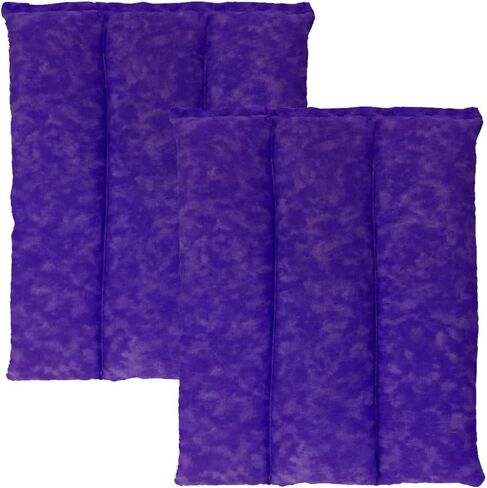 وسادة تدفئة خلفية من Nature Creation قابلة للاستخدام في الميكروويف - حزمة مرنة وسهلة الاستخدام ساخنة/باردة لتخفيف آلام الظهر وآلام الرقبة وآلام الجسم وتصلبها - مثالية للطقس البارد - عبوة واحدة من الزهور الزرقاء in Kuwait