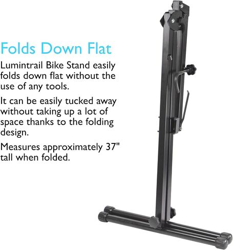 Lumintrail Bicycle Repair Stand with Tool Tray for Home Mechanics (Max 55 lbs), For Road Bikes, Foldable & Portable Design in Saudi Arabia