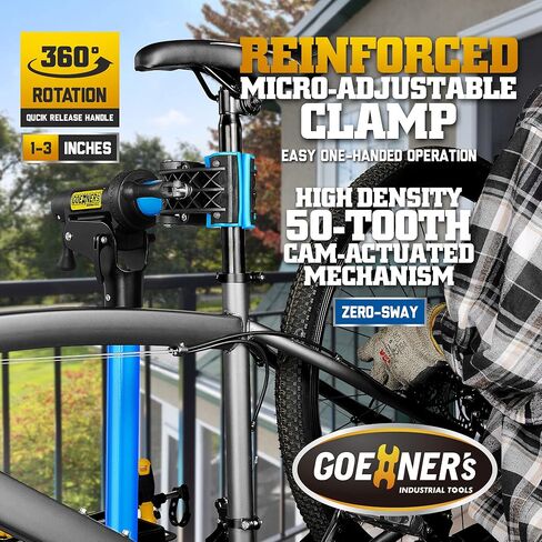 حامل إصلاح الدراجة الإلكترونية شديد التحمل (110 رطل كحد أقصى)، حامل الدراجة للصيانة مع أنبوب قوي للغاية، حامل عمل ميكانيكا حامل الدراجة للدراجات الإلكترونية والدراجات الجبلية ودراجات الطرق in Kuwait