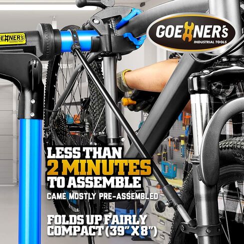 حامل إصلاح الدراجة الإلكترونية شديد التحمل (110 رطل كحد أقصى)، حامل الدراجة للصيانة مع أنبوب قوي للغاية، حامل عمل ميكانيكا حامل الدراجة للدراجات الإلكترونية والدراجات الجبلية ودراجات الطرق in Kuwait