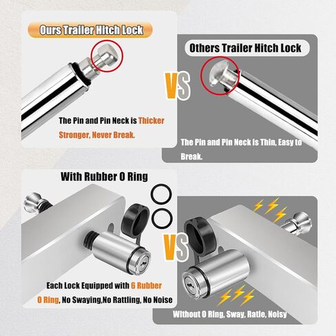 Adjustable Trailer Hitch Tow Hitch Load Bearing 18,500 LBS, Fits 2.5 Inch Receiver, 8-Inch Drop/Rise Drop Hitch, 2" and 2-5/16" Tow Balls Heavy Duty Tow Hitch for Truck(8 inch Drop/Rise) in Saudi Arabia