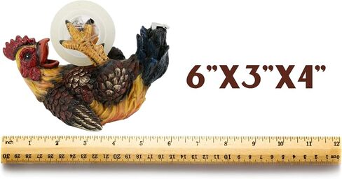 Rooster Novelty Tape Dispenser, Office Gag Gift for Coworkers, 6 Inches in Saudi Arabia