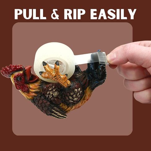Rooster Novelty Tape Dispenser, Office Gag Gift for Coworkers, 6 Inches in Saudi Arabia