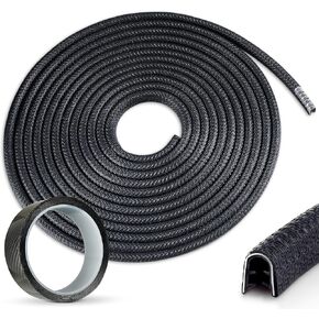 Car Door Protector Edge Guards, 10M(1mm) Red Universal Rubber Seal Door Edge Trim for Cars, Trucks, SUVs, Durable U Shape Automotive Door Edge Guards, No Glue Required