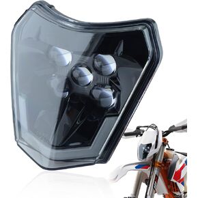 Dirt Bike Led Headlight Motorcycle 2017-2019 Enduro Headlight Kit for EXC EXCF SX SXF XC XCF XCW XCFW (Central Light Only-Dual5)
