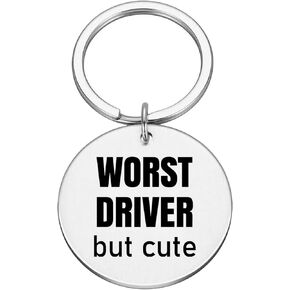 Worst Driver But Cute Funny Keychain #K91