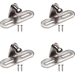 4 Pcs 10mm Ball Stud Mounting Brackets Witch Screws Universal Gas Spring Lift Support Strut