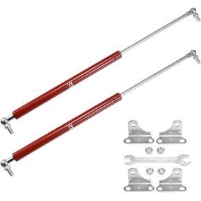 X AUTOHAUX 2 Pcs 20inch 35lb/156N Red Lift Supports Struts Shocks Gas Spring with Wrench Universal for RV Car Truck Boat