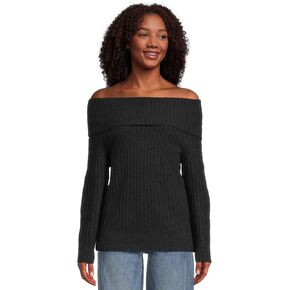 Madewell Women's Marl Cozy Cotton Richmond Off-The-Shoulder