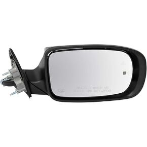TRQ Right Mirror with Heat with Memory Passenger Side Compatible with 2011-2019 Dodge Charger CH1321453