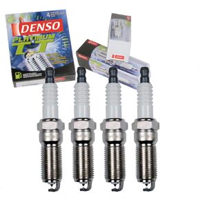 4 pc DENSO Platinum TT Spark Plugs compatible with GMC Terrain 2.4L L4 2010-2017