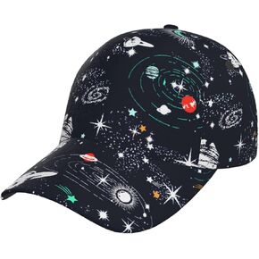 Galaxy Hat Baseball Caps for Men Women Space Stars Baseball Cap Adjustable Snapback Hat