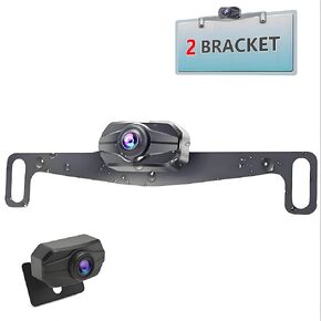 Rearview Car Backup Camera for Car Trucks, SUVs, Pickups, 4.3-Inch IPS Monitor,Night Vision, DIY Guide Lines, Front/Rear View Camera Switch, Dual Brackets Install (K4301)