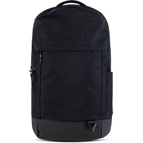 Hurley Unisex's Hrla Explorer Backpack, Black, Dimensiones: 20" H x 12" W x 7" D, Black, Dimensiones: 20" H x 12" W x 7" D