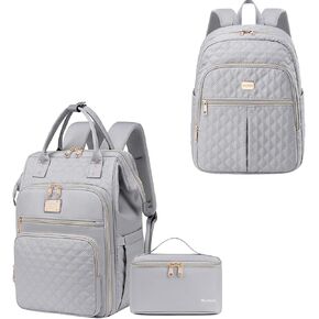 Weitars Laptop Backpack With Lunch Box And Lunch Backpack For Women 2 Pack