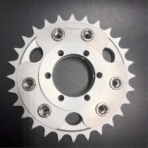 28T Sprocket 2 in 1 and Disc Brake Rotor Adapter for Gas Motorized Bicycle 48cc/66cc/80cc