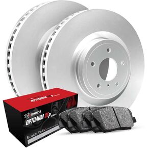 R1 Concepts Rear Brakes and Rotors Kit |Rear Brake Pads| Brake Rotors and Pads| Optimum OEp Brake Pads and Rotors|fits 2020-2022 Ford Bronco Sport, Escape; Lincoln Corsair